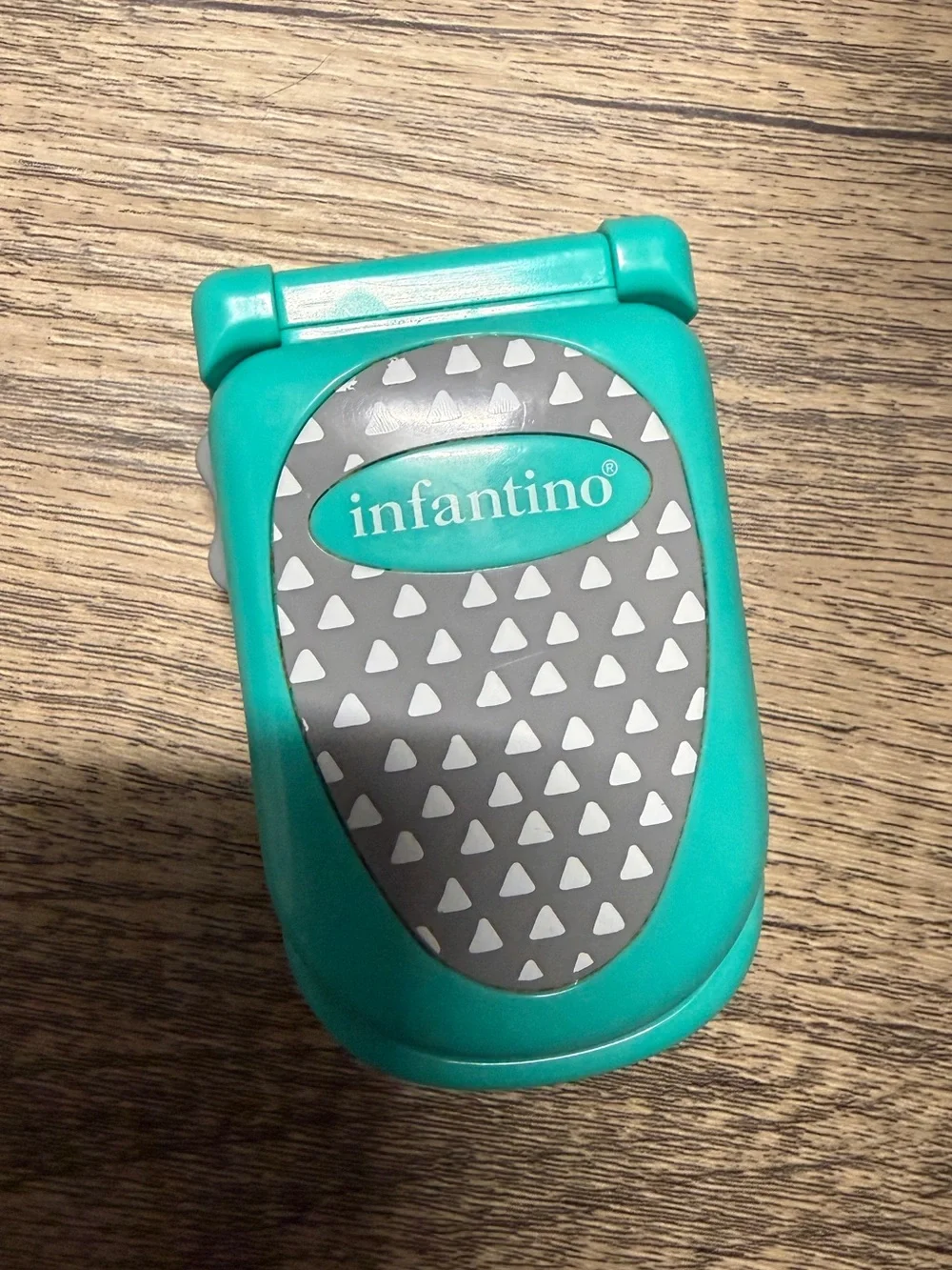 Infantino Flip and Peek Fun Phone Teal Green Interactive Baby Toy